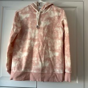 Old Navy XS Pink tye dye  hooded sweatshirt